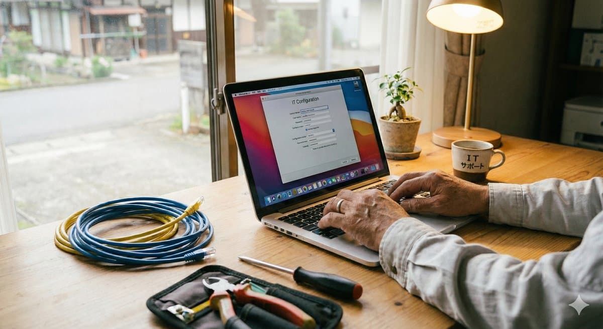 地域でのPC設定サポート