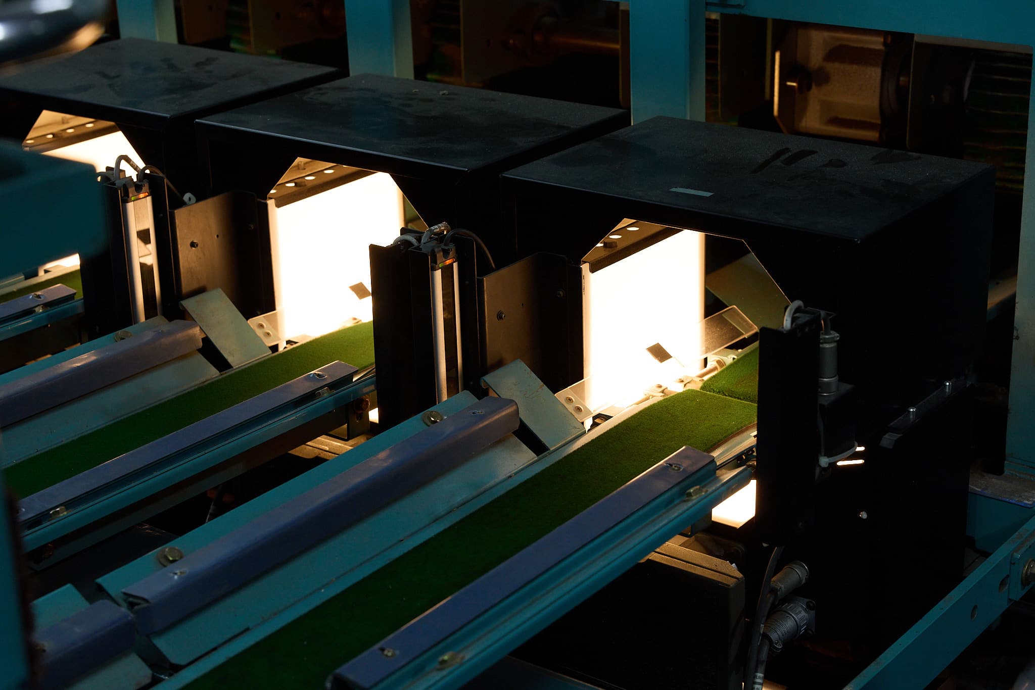 選果機のセンサー部分